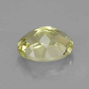 3.67克拉天然黄色石英，椭圆形切割，11.2×9.1毫米，VVS