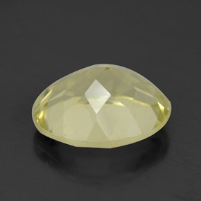 3.31克拉天然黄色石英，椭圆形切割，11.1×9.1毫米，VVS-VS