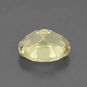 3.34克拉天然黄色石英，椭圆形切割，10.8×8.9毫米，VVS