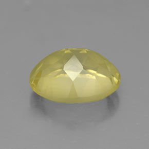 3.51克拉天然黄色石英，椭圆形切割，11×9.1毫米，VS