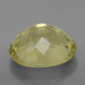 7.81克拉天然黄色石英，椭圆形切割，14.1×12毫米，VS-SI