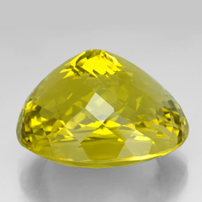 175.75克拉天然黄色石英，椭圆形切割，38.1×33毫米，VVS