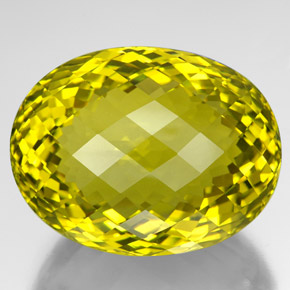 210.55克拉天然黄色石英，椭圆形切割，40.8×31.3毫米，VVS