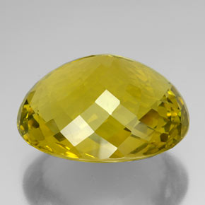 142.90克拉天然黄色石英，椭圆形切割，36.7×30.3毫米，IF