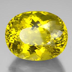 138.15克拉天然黄色石英，椭圆形切割，36.7×28.7毫米，VVS