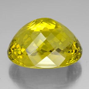 138.15克拉天然黄色石英，椭圆形切割，36.7×28.7毫米，VVS