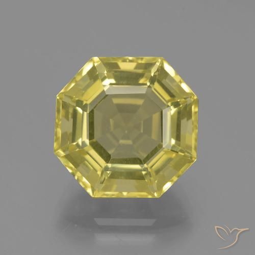 7.77ct 天然 棕黄色 石英, 祖母绿式切割, VVS