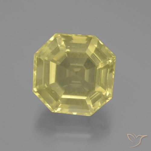 10.29ct 天然 拉古纳黄 石英, 祖母绿式切割, VS