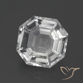 9.73克拉天然石英，八边形，VVS-VS