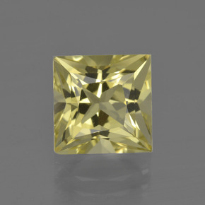 3.82克拉天然黄色石英，方形，9.1×9.1毫米，VVS