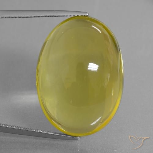 51.71ct 天然 大黄蜂黄 石英, 椭圆形, 透明