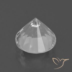 5.63克拉天然石英，圆形的，VVS-VS