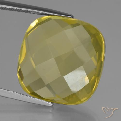 27.04ct 天然 淡黄色 石英, 软垫, VVS