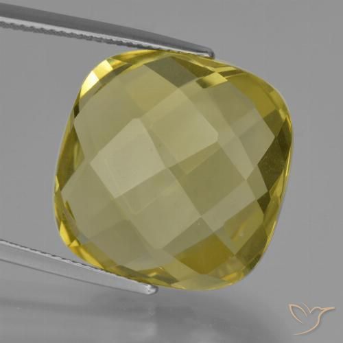 26.16ct 天然 菠萝黄 石英, 软垫, VVS