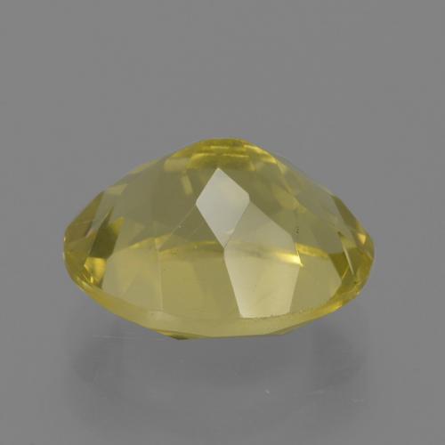 3.51克拉天然黄色石英，椭圆形切割，11×9毫米，VS