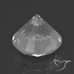 8.79克拉天然石英，圆形的，VVS-VS