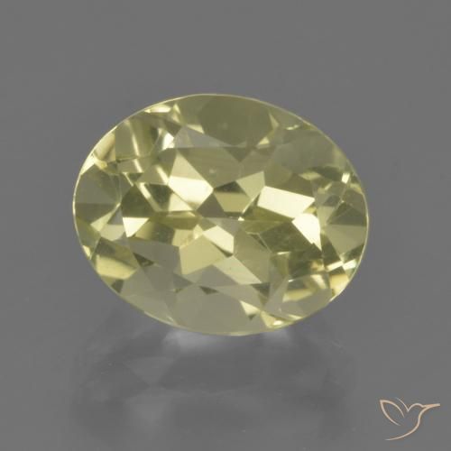 3.68ct 天然 拉古纳黄 石英, 椭圆形, VVS-VS
