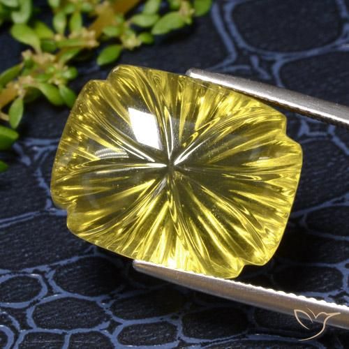 19.54ct 天然 棕黄色 石英, 花式切割, 透明