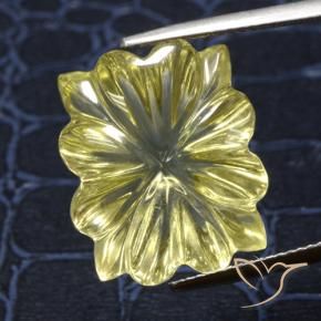 16.49克拉天然石英，花形切割，透明