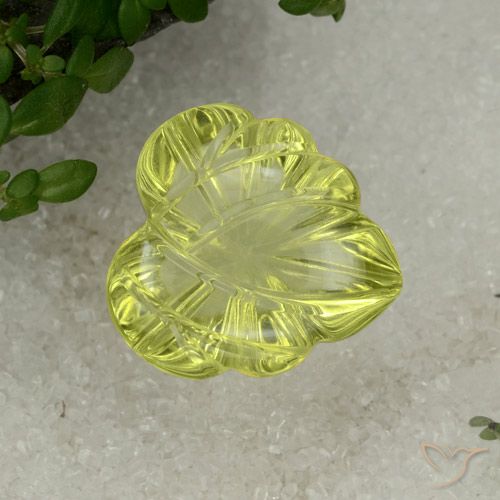 11.48ct 天然 中黄色 石英, 花式切割, 透明