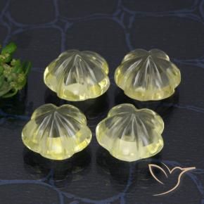 15.20克拉天然石英，花形切割，透明