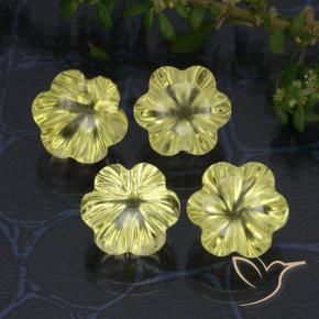 16.85克拉天然石英，花形切割，透明