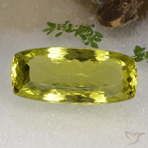 75.18ct 天然 中黄色 石英, 花式切割, VVS