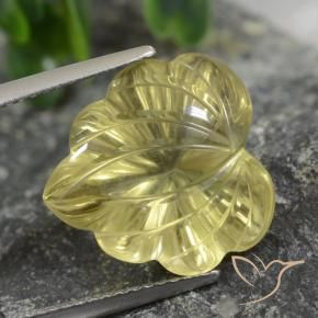 10.42克拉天然石英，花形切割，透明