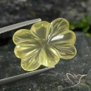 9.49克拉天然石英，花形切割，透明