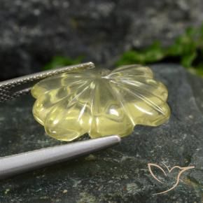 9.49克拉天然石英，花形切割，透明