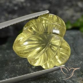 14.18克拉天然石英，花形切割，透明
