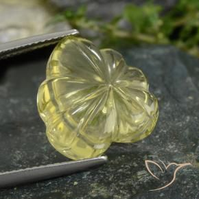 12.97克拉天然石英，花形切割，透明