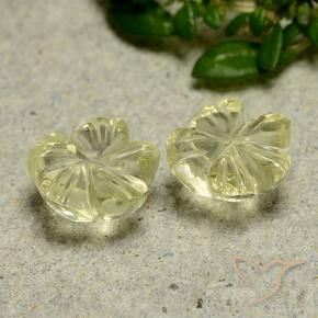 1.97克拉天然石英，花形切割，透明