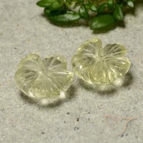 3.24克拉天然石英，花形切割，透明