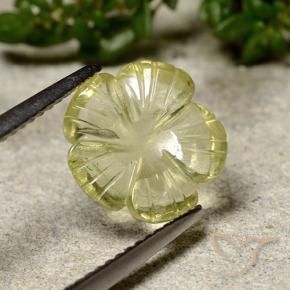 2.25克拉天然石英，花形切割，透明