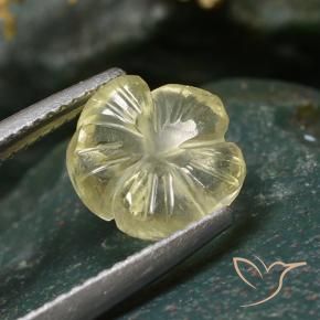 2.43克拉天然石英，花形切割，透明