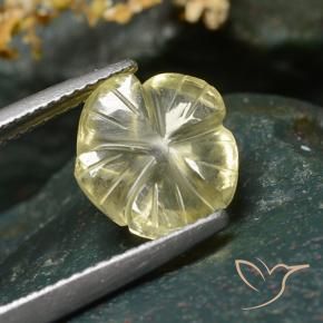 3.54克拉天然石英，花形切割，透明