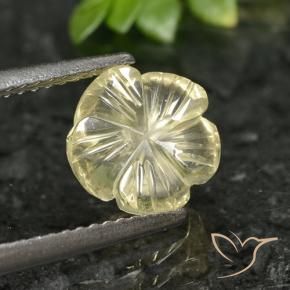 1.90克拉天然石英，花形切割，透明