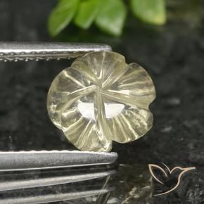 1.90克拉天然石英，花形切割，透明