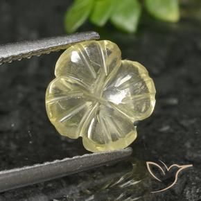 1.66克拉天然石英，花形切割，透明