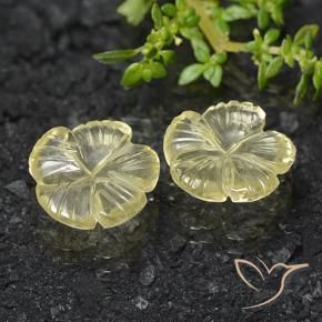6.83克拉天然石英，花形切割，透明