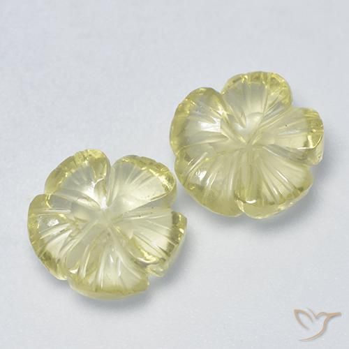 4.36克拉天然石英，花形切割，透明