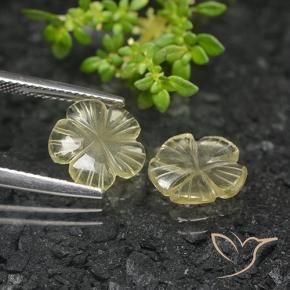 3.50克拉天然石英，花形切割，透明