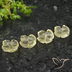 4.78克拉天然石英，花形切割，透明