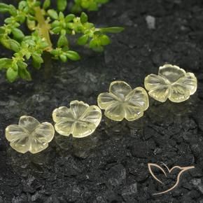 4.51克拉天然石英，花形切割，透明