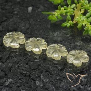 4.51克拉天然石英，花形切割，透明