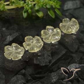 5.06克拉天然石英，花形切割，透明