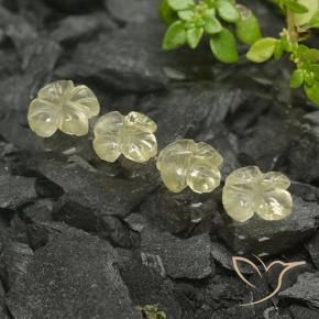2.59克拉天然石英，花形切割，透明