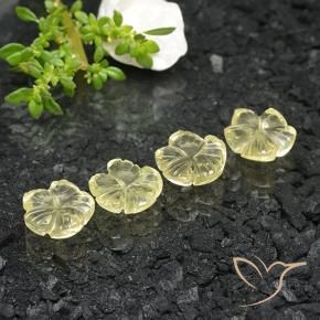 6.95克拉天然石英，花形切割，透明