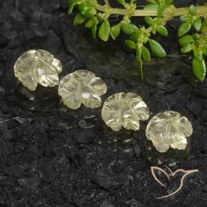 3.66克拉天然石英，花形切割，透明